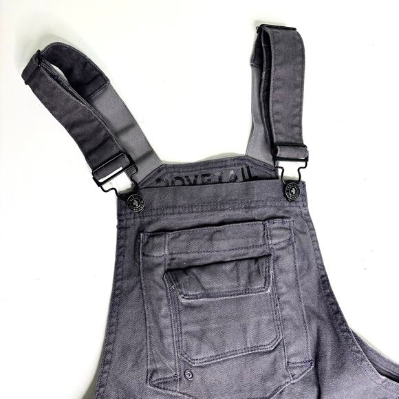 Dovetail Workwear Womens Freshley Overall Gray Stretch Canvas 4/32 - Picture 12 of 12